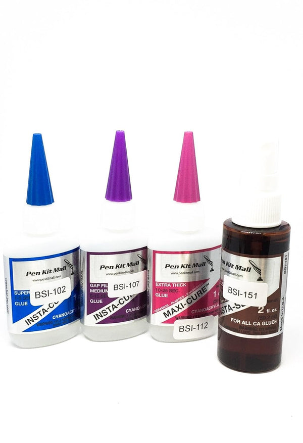 PKM BSI CA Glue, 4 PC Starter Pack