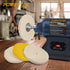 POWERTEC 6 Inch Polishing Wheels Kit - 3 Pack with Yellow, Loose Cotton & White Cotton Buffing Wheel (71631)