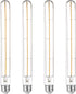 FLSNT T10/ T30 Dimmable LED Edison Bulbs, 9.4" Decorative LED Long Light