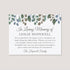 5.5x4.25 In Loving Memory Funeral Thank You Cards with Leaves, Flat Personalized Sympathy Bereavement Notes