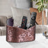 TV Remote Control Holder, PU Leather Caddy with 3 Compartments for DVD, Blu-Ray, Media Player, and Accessories