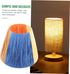 STOBOK Elegant Paper Lampshade for Table Floor Lamps Modern Design Pleated Pendant Light Cover Versatile Use Bedroom