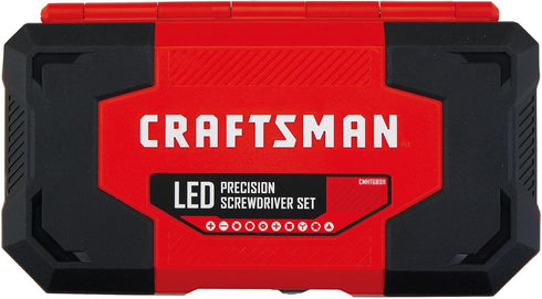 50pc Set (CMHT68011N) CRAFTSMAN LED Multi-Bit Screwdriver