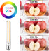 Gozelux Dimmable E26 Bulb 6W 60 Bulbs AC120V 2700K 60 750LM T10 Bulb Pack 6 Light Equal watt LED Light Warm White