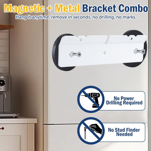 UCEC 15 Inch Magnet Mount Compatible with Skylight Calendar, Refrigerator Mount No Drill No Punch, Magnetic Fridge