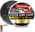 Hook and Loop Tape, Black, 1 inch x 10ft, Heavy Duty Industrial Strips with Adhesive