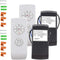 LPHUMEX 2 Pack AC Motor Ceiling Fan Remote Control Kits, 3-in-1 Fan Speed,