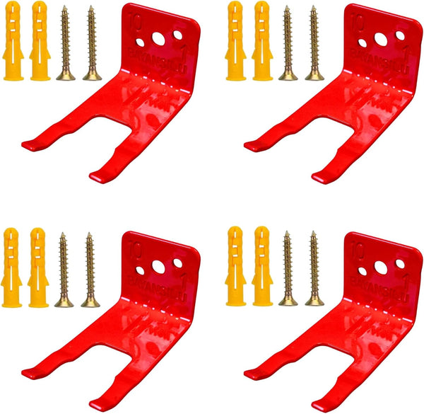 4 Pack Universal Fire Extinguisher Bracket, Modified Mounts for 5 to 13 lbs Extinguishers, Holder for Dry Chemical