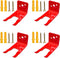 4 Pack Universal Fire Extinguisher Bracket, Modified Mounts for 5 to 13 lbs Extinguishers, Holder for Dry Chemical