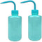 2Pcs 250ml 8.5oz Plastic Safety Wash Bottle, Narrow Mouth Squeeze Bottles for Tattoo Wash, Chemistry, Industry, Lab &