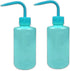 2Pcs 250ml 8.5oz Plastic Safety Wash Bottle, Narrow Mouth Squeeze Bottles for Tattoo Wash, Chemistry, Industry, Lab &