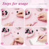 Whaline 12 Sets Cow Print Beadable Pens, DIY Pens with Milk Cow Shaped Beads for Students Office Gifts
