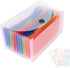 Uquelic Stand Receipt Organizer Folder, 13 Pockets Expanding Accordion Coupon Organizer, 10 x 5 Inch