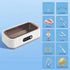 49KHz 3 Strap,Dentures,Retainers,Coins,Earring,650ML 304 Ultrasonic Jewelry Cleaner Machine: Ultrasonic Cleaner