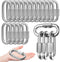 40Pack Heavy Duty Chain Links, 1200lbs Capacity 5/16” Quick Link Locking Carabiners for Safe Chain, Gym, Hammock