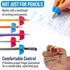 Set 12 TPG-21312 The Pencil Grip Writing Claw, Large Size Grips, Blue and Red Grips
