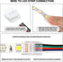 RGB LED Light Strip Connectors, 20 Waterproof Solderless LED Adapter Connectors for 5V 12V 24V (5 Pin, 12 mm)