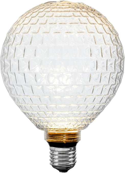 Festive Living 5" Celeste Glow G125 LED Glass Globe Bulb for Pendants and Patio