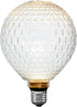 Festive Living 5" Celeste Glow G125 LED Glass Globe Bulb for Pendants and Patio