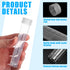 100 Pcs 10ml Plastic Test Tubes with Lids - Clear Storage Tubes with Silicone Sealing Ring for Science Experiments