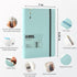 CAGIE A5 Binder 6 Ring Binder Notebook with Dividers Refillable Planner Binder with Pockets, A5 Refill Paper Include Planning Square Ruled and Dotted Pages, 7 x 9.26 in, Blue by CAGIE