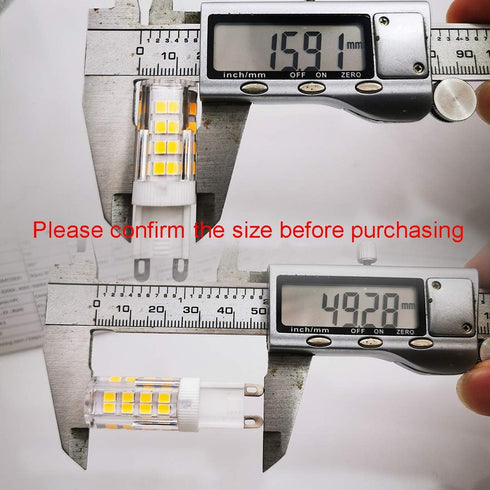 6pcs G9 Bulb 2700K 30-40W G9 3.5W T4 G9 360 350LM Non-dimmable LED Warm White, Halogen Equivalent Bi Pin Base LED