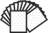 Barker Creek Designer Computer Paper 100 Sheet Set, Black & White Dot, Decorative Paper, Stationery, 8.5" x 11", 100 sheets, Home, School, and Office Supplies (3609) by BARKER CREEK