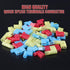 Hilitchi 110pcs 22-18 18-14 12-10 Gauge Nylon Flag Spade Female Insulated Quick Disconnects Connector Assortment