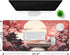 Jovlio 31.5" 15.7" Sunset Japanese Large Gaming Mouse Pad with Stitched Edges, x Large Extended Computer Pad, Mouse Pad