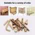 weideer 26 Set M6x20/40/50/60/70/80mm Crib Screws Hardware Replacement Kit Baby Bed Frame Bolts Barrel Nuts Wooden