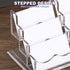 PATIKIL Business Card Holder for Desk, 3 Tiers 9 Slots Clear Acrylic Card Stand Organizer for Office Exhibition
