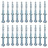 1/4"x2-1/4" Wedge Anchor by Zinced, Heavy-Duty Fastener for Cement and Concrete (20pcs Pack)