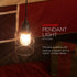 61747 UltraPro USB LED Pendant Light with Cage, Hanging Light Fixture, Lightweight, Vintage Farmhouse Style, Camping