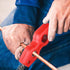 2 Pack 4-in-1 Copper Pipe Cleaner, 1/2 in & 3/4 in Wire Brush for Plumber Deburring, Copper Cleaning Brush