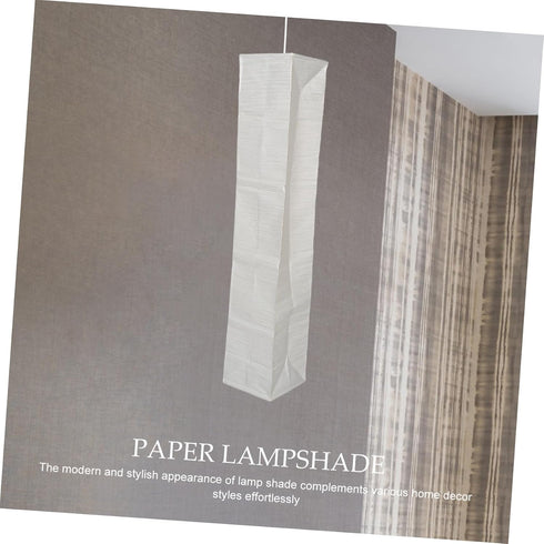 Cozy Cabilock Foldable Paper Floor Lamp Shade Minimalist Style Lighting Accessory for Home Decor Soft Light Diffusion