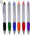 SyPen Ballpoint Pen with Highlighter, Chisel Tips, Pack of 12