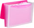 Smead Poly Expanding File, 6 Dividers, Flap and Cord Closure, Letter Size, Pink/Clear Wave Pattern