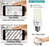 LED Light Bulb, 250W Equivalent, 30W 3750 Lumen, 5000K Cool Daylight White, E26/E27 Medium Base, Pack of 2