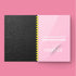 HOUYEE Binding Covers and Combs Set, 50 Pcs Leather Texture Paper Binding Covers, 50 Pcs Clear Covers