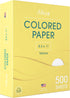 Alitte Colored Paper 500-Sheets - Yellow Paper, 8.5 x 11 Colored Printer