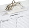 Saunders Aluminum Round Corner Clipboards - 8 1/2" x 12", 1" Clip Capacity, Clamp, Silver - 1 Each