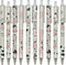 Maydahui 12PCS Cute Milk Cow Gel Pen - Cartoon Animal Pens - Black Ink for Office School Supply