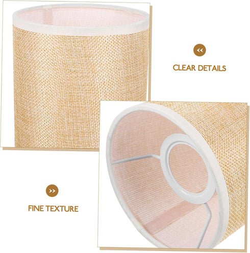 15x15cm OSALADI Ceiling Light Shade Wall Light Shades Drum Lamp Shade, Small Lamp Shade Lamp Cover Replacement