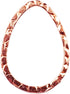 Rose Gold Overlay Chandelier FRG-211-28X20MM