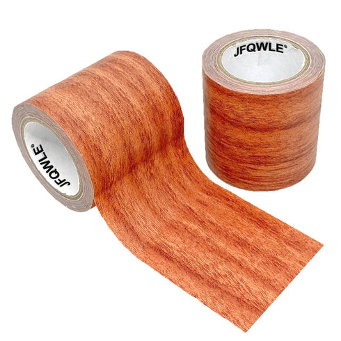 2.2" x 15' Repair Tape Patch, Realistic Wood Grain Waterproof Adhesive for Floor Desk Chair Sofa Furniture Renovation