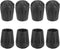 uxcell 8Pcs Camping Chair Foot Covers, 0.63 Inch Plastic Table Legs Feet