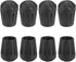 uxcell 8Pcs Camping Chair Foot Covers, 0.63 Inch Plastic Table Legs Feet