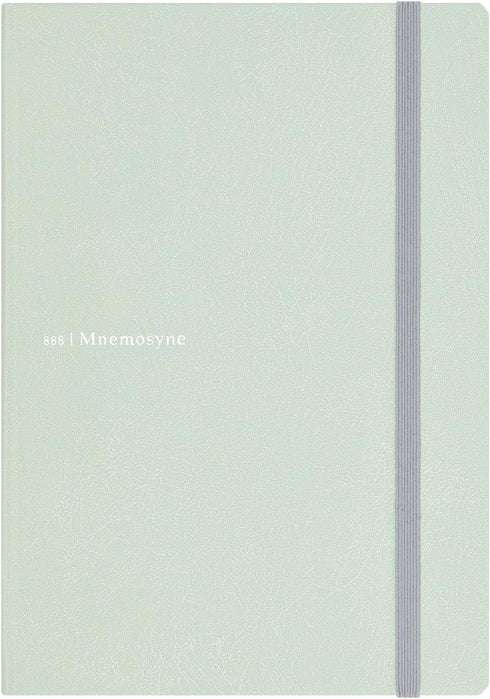 Maruman MNEMOSYNE A5 Journal Notebook, 8.5 x 6.02 Inches, 120 Pages, Mint Green, Hard Cover