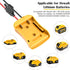 2 Packs Power Wheel Adapter for Dewalt 20V Battery, Converter Kit with Fuses & 12AWG Wire for DIY RC Cars