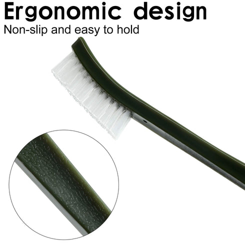 9 Pieces Mini Wire Brush Set - Scratch Wire Brushes for Detailing, Cleaning, Welding Slag, and Rust Removal